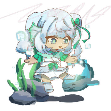 simple bg fullbody